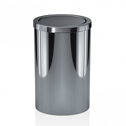 Корзина для мусора Universal полированный, с крышкой, 32 см, цвет стальной, Decor Walther 0607970 Decor Walther
