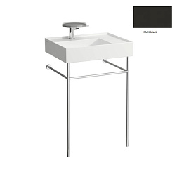 Горизонтальный полотенцедержатель Kartell by laufen 53,5 см, 53,5 см, матовый черный, цвет черный, Laufen 3.8533.5.450.000.1 Laufen