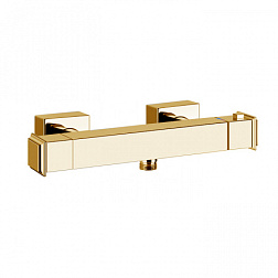 Настенный смеситель без излива Eleganza золото, без лейки, термостат, Gessi 46111-087 Gessi