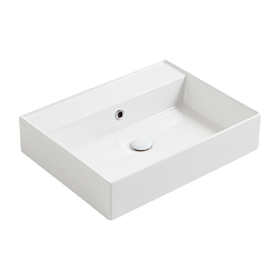 Подвесная раковина Agile 61х46х13 см, (подвесная/накладная), санфарфор, Simas AG61 bi*0 Simas