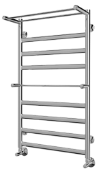 Водяной полотенцесушитель Хендрикс+ 53,2х89,6 см, с полкой, стальной, Terminus 4620768886874 Terminus