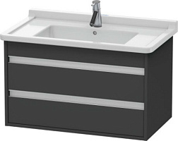 Модуль под раковину Ketho 80х45,5х48 см, матовый графит, Duravit KT664404949 Duravit