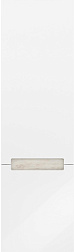 Шкаф-колонна Buongiorno 36,5х28х126,5 см, белый глянцевый+дуб кантри, левый, подвесной монтаж, Kerama Marazzi BGP.130Lh\WHT Kerama Marazzi