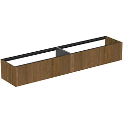 Модуль под раковину Conca 238,5х50,5х36 см, темный орех, система push-to-open, Ideal Standard T4333Y5 Ideal Standard