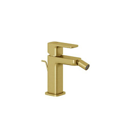 Смеситель для биде Renon брашированное, золото, с донным клапаном, Kludi 42216N075 Kludi