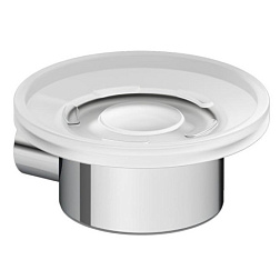 Настенная мыльница Vela R хром, с держателем, Kludi 5898505 Kludi