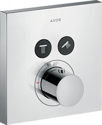 Лицевая часть встраиваемого смесителя ShowerSelect 2 запорных клапана, 2 функции, Axor 36715000 Axor
