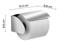 Держатель туалетной бумаги Project нержавеющая сталь, хром, с крышкой, Gedy 5025(38) Gedy