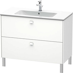Модуль под раковину Brioso 102х47,9х68,3 см, белый матовый, ручки хром, Duravit BR440301018 Duravit