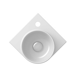 Подвесная раковина Yard 28х28х12,5 см, 280 C, санфарфор, угловая, Ravak XJX01228000 Ravak