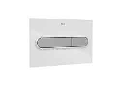 Клавиша смыва PL1 кнопки матовые, для инсталляции One, пластик, механическая, белая, Roca 890195005 Roca