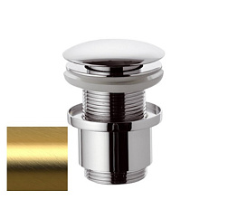 Сливной набор для раковины Ricambi E Accessori матовый, золото, без перелива, Remer 904CC2114BG Remer