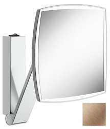 Настенное косметическое зеркало для ванной iLook_move квадратное, 20х20 см, бронза, с подсветкой, Keuco 17613039004 Keuco