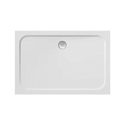 Поддон Gigant Pro Chrome 90х100х3 см, белый, искусственный мрамор, прямоугольный, Ravak XA04A701010 Ravak