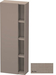 Шкаф-колонна DuraStyle 50х24х140 см, корпус-базальт матовый, фронт-лен, левый, подвесной монтаж, Duravit DS1238L7543 Duravit