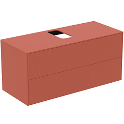 Модуль под раковину Conca 120х50,5х55 см, матовый закат, система push-to-open, Ideal Standard T3943Y3 Ideal Standard