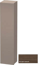 Шкаф-колонна DuraStyle 40х36х180 см, корпус-базальт матовый, фронт-орех темный, левый, подвесной монтаж, Duravit DS1229L2143 Duravit