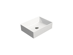 Накладная раковина Kube-x 50х37х13 см, extraglaze, санфаянс, GSI 942911 GSI