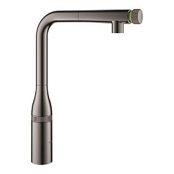Смеситель для кухни с выдвижной лейкой Essence SmartControl графит, Grohe 31615A00 Grohe