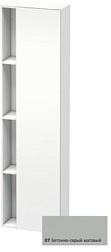 Шкаф-колонна DuraStyle 50х24х180 см, корпус-белый матовый, фронт-бетонно-серый матовый, правый, подвесной монтаж, Duravit DS1248R0718 Duravit