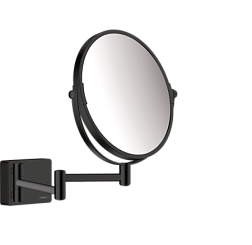 Настенное косметическое зеркало для ванной AddStoris матовый, цвет черный, Hansgrohe 41791670 Hansgrohe