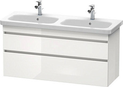 Модуль под раковину DuraStyle 123х44,8х61 см, белый глянцевый, Duravit DS649802222 Duravit