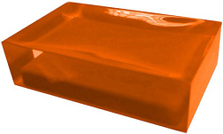 Мыльница Rainbow пластик, оранжевый, Gedy RA11(67) Gedy
