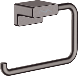 Держатель туалетной бумаги AddStoris шлифованный, цвет черный, Hansgrohe 41771340 Hansgrohe