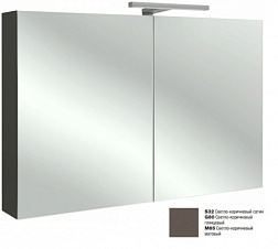 Зеркало 100х65 см, с подсветкой, светло-коричневый лак, с подсветкой, Jacob Delafon EB797RU-G80 Jacob Delafon