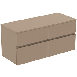 Модуль под раковину Finesse 120,2х50,5х55,8 см, 4 ящика, со столешницей, серо-бежевый матовый, Ideal Standard E3437UP Ideal Standard