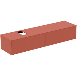 Модуль под раковину Conca 198,7х50,5х36 см, вырез в столешнице под заказ, матовый закат, система push-to-open, Ideal Standard T3986Y3 Ideal Standard