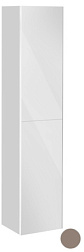Шкаф-колонна Royal Reflex 35х33,5х167 см, трюфель, левый, подвесной монтаж, с бельевой корзиной, Keuco 34031140001 Keuco