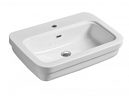 Подвесная раковина Evolution 53х45х16 см, санфаянс, Simas EVO15bia Simas