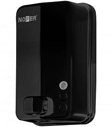 Настенный дозатор InoxEvo 1000 мл, цвет черный, с держателем, Nofer 03050.N Nofer