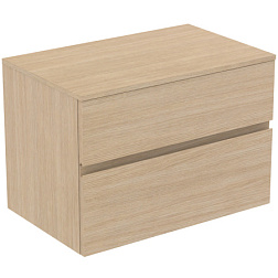 Модуль под раковину Finesse 80,2х50,5х55,8 см, со столешницей, светлый дуб (натуральный шпон), Ideal Standard E3434US Ideal Standard