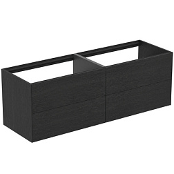 Модуль под раковину Conca 158,5х50,5х54 см, 4 ящика, копченый дуб, система push-to-open, Ideal Standard T3990Y4 Ideal Standard