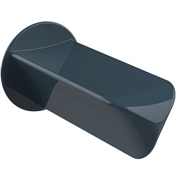 Держатель туалетной бумаги Contour 21 для поручня тип G4, цвет черный, крепеж без сверления, Ideal Standard S6363RN Ideal Standard