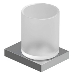 Настенный стакан Vela C хром, с держателем, Kludi 3197505 Kludi