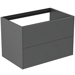 Модуль под раковину Conca 80х50,5х54 см, антрацит матовый, система push-to-open, Ideal Standard T4356Y2 Ideal Standard