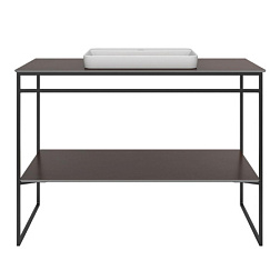 Консоль для раковины Plaza 117х48х82,1 см, Next, черная матовая, Kerama Marazzi PL.N.120.01\BLK.M Kerama Marazzi