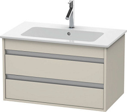 Модуль под раковину Ketho 80х47,5х48 см, серо-коричневый матовый, Duravit KT642909191 Duravit