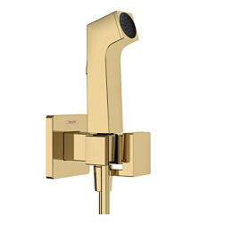 Лицевая часть встраиваемого гигиенического душа Bidette E цвет золото, Hansgrohe 29233990 Hansgrohe