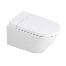 Подвесной электронный унитаз SensoWash® D-Neo 37,5х58 см, безободковый, функция биде, с сиденьем, Duravit 654000012004300 Duravit