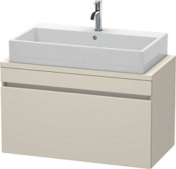 Модуль под раковину DuraStyle 90х47,8х51,2 см, без консоли, серо-коричневый, Duravit DS530309191 Duravit