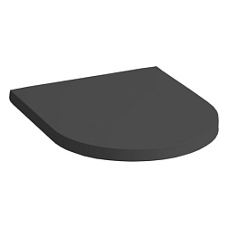 Сиденье для унитаза Kartell by laufen черное матовое, дюропласт, с микролифтом, быстросъемное, Laufen 8.9133.3.716.000.1 Laufen