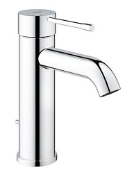 Смеситель для умывальника Essence s-size, неповоротный излив, с донным клапаном, Grohe 23589001 Grohe
