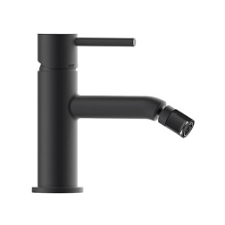 Смеситель для биде Teo матовый, чёрный цвет, с донным клапаном, Bossini Z00702.073 Bossini