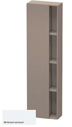 Шкаф-колонна DuraStyle 50х24х180 см, корпус-базальт матовый, фронт-белый матовый, левый, подвесной монтаж, Duravit DS1248L1843 Duravit