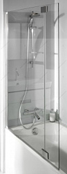 Шторка для ванны Bain-Douche Neo 111,5х142 см, прозрачная, поворотная, Jacob Delafon E4930-GA Jacob Delafon