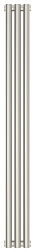 Отопительный дизайн-радиатор Эстет 13,5х120 см, 3 секции, черный матовый, двухрядный коаксиальный, Сунержа 31-0332-1203 Сунержа